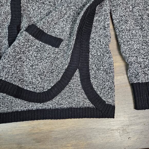 Madewell Womens Gray Cardigan Merino Wool Sweater V Neck With Pockets Size Small - Picture 4 of 8